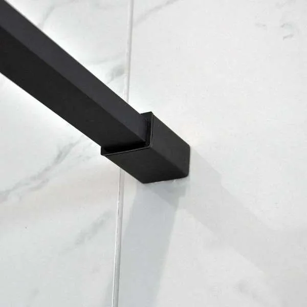 Teleskopska nosač tuš stakla 70-115 Black 