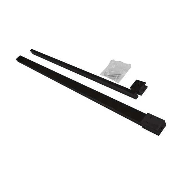 Teleskopska nosač tuš stakla 70-115 Black 