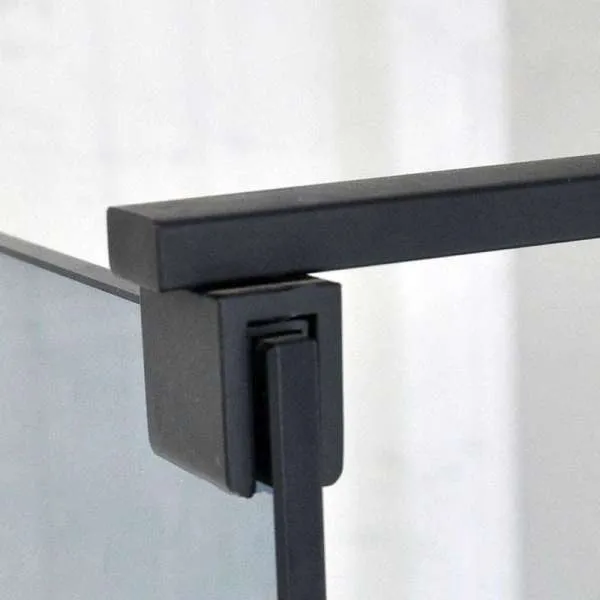 Teleskopski nosač tuš stakla Black 70-115 