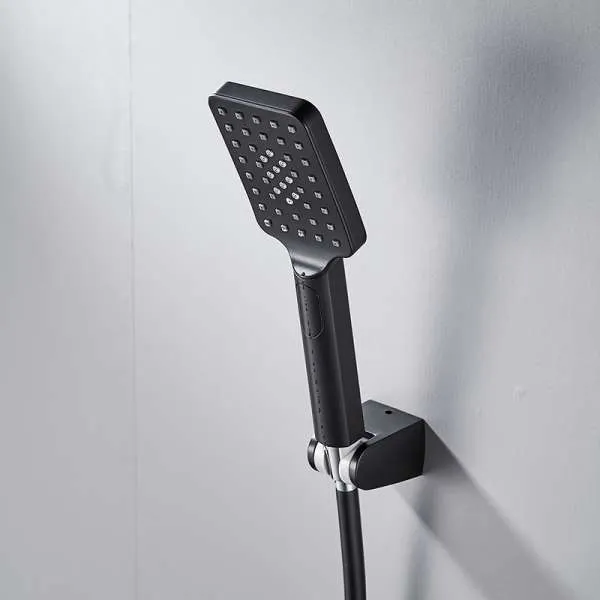 Quadro tuš ručica set black 