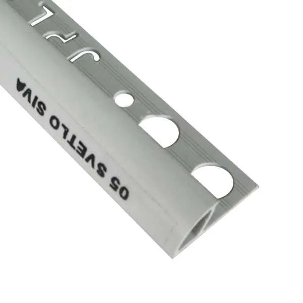 PVC lajsna za pločice 10mm Svetlo siva 