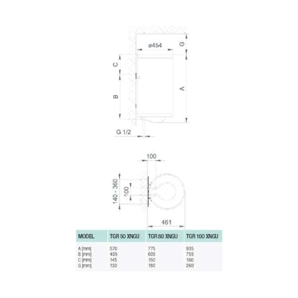 Gorenje bojler Standard Inox 80l TGR XNGU 