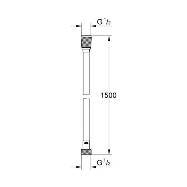 SilverFlex tuš crevo 150cm 