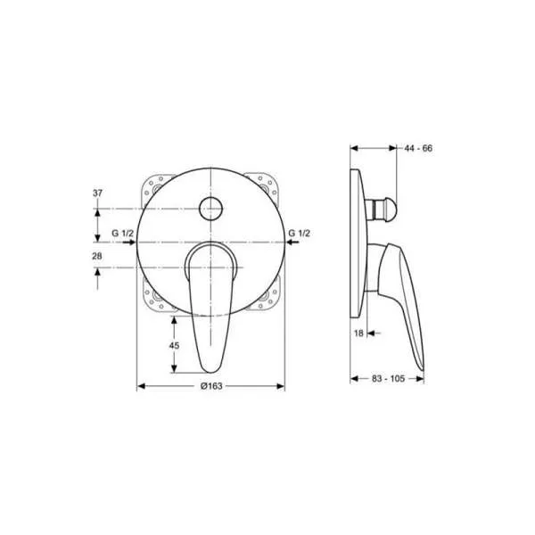 Ceramix ugradna baterija set 