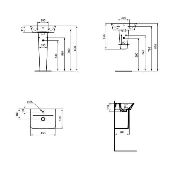 Connect Air Curve 45cm 