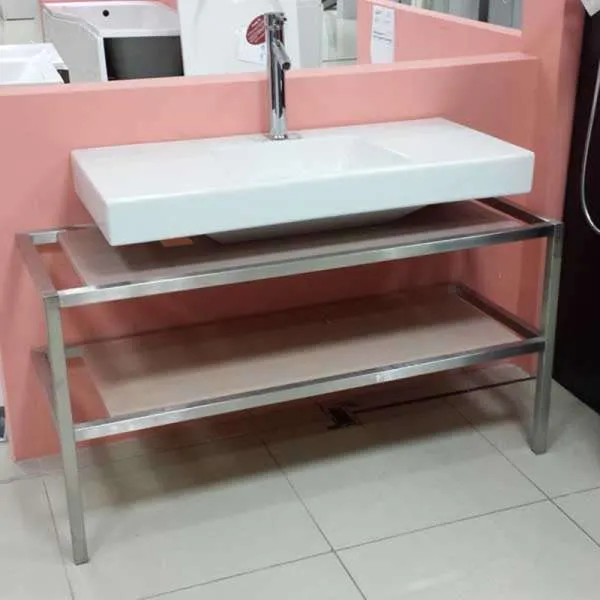 IQ metalna polica za dupli lavabo 130cm 