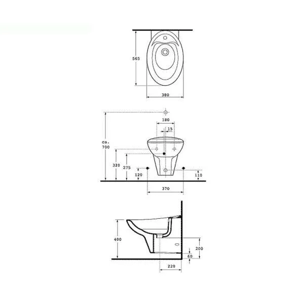 Avance konzolnii bide K503 