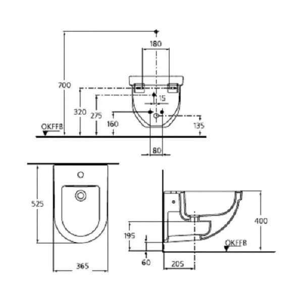 Washpoint konzolni bide 