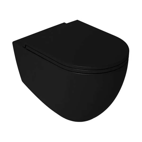 Infinity WC šolja Clearrim mat black 