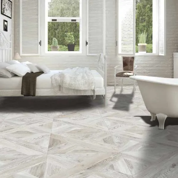 Intarsio Bianco Rett Matt 61x61cm 