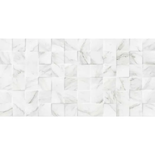 Carrara Mosaic 3D 25x50cm 