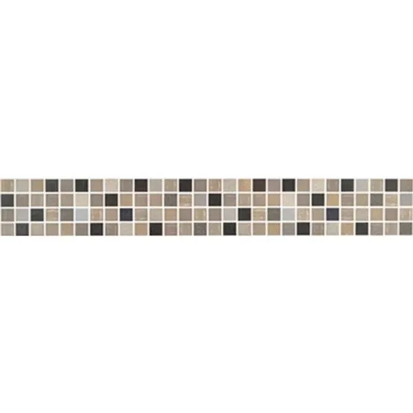 Mosaico Allegra Grigio listela 25x7cm 