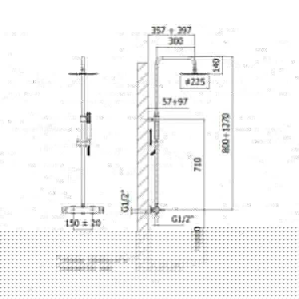 New Mini Master usponski tuš termostat 