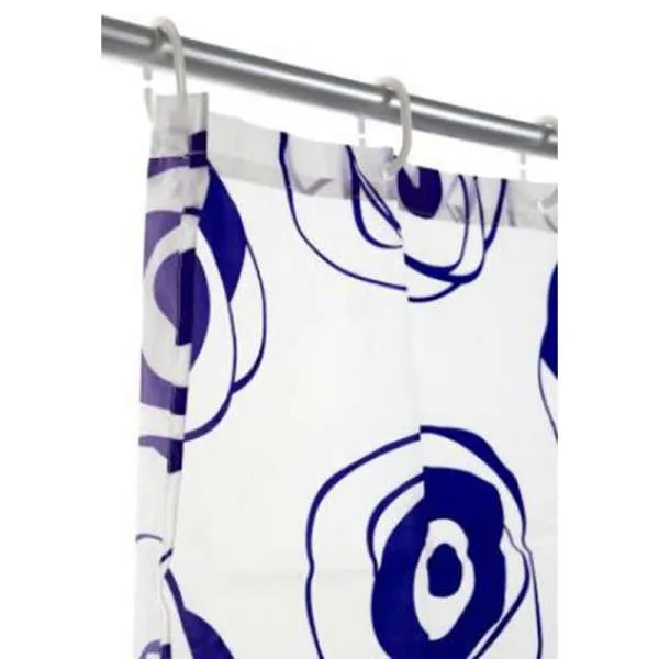 Andy Blue tekstilna zavesa za kupatilo 