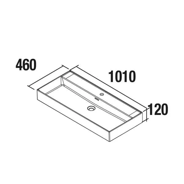 Veneto lavabo 101cm 