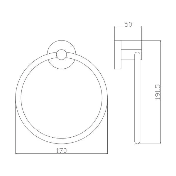 Držač peškira SE30191 O-Ring 