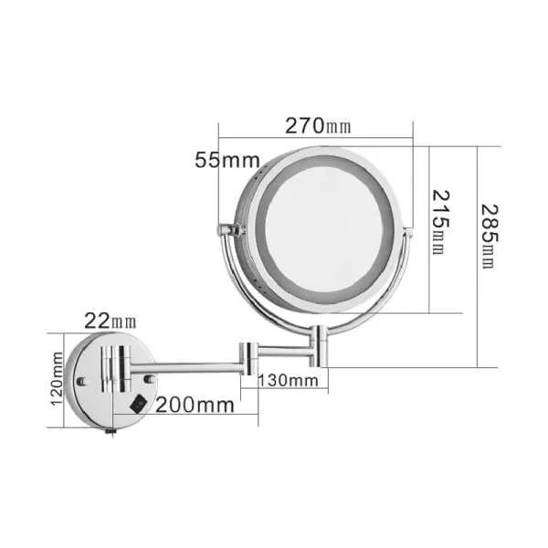 Kozmetičko ogledalo LED SJ0207 