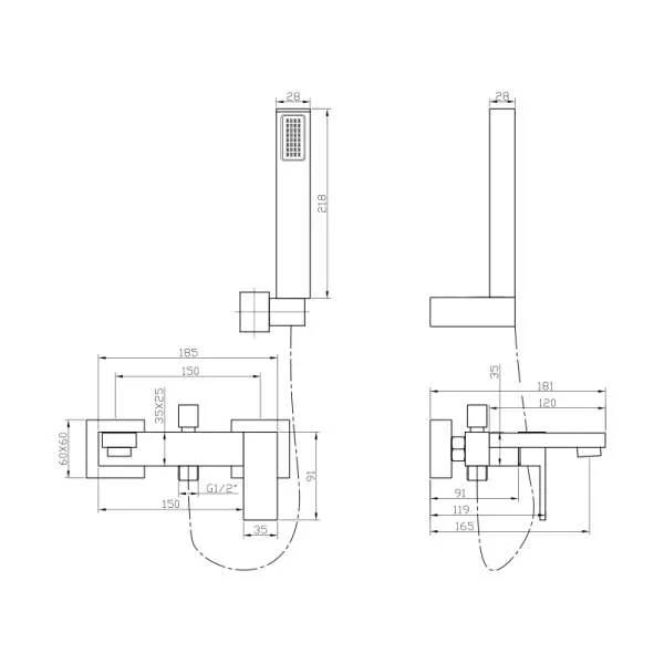 Quadro baterija za kadu ST1051 