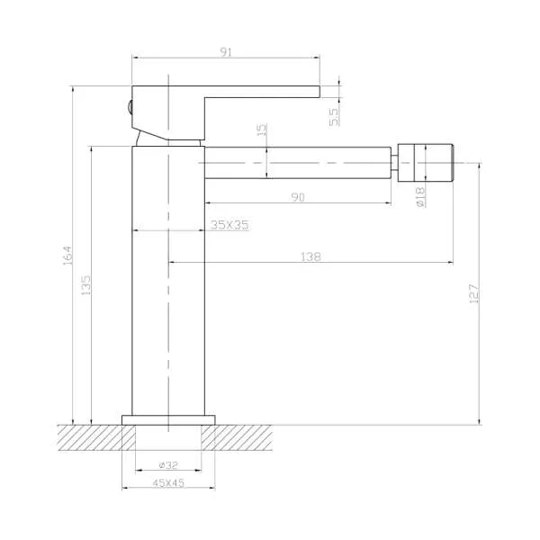 Quadro baterija za bide ST1056 