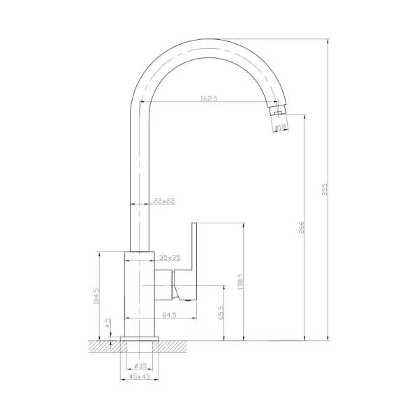 Quadro baterija za lavabo ST1057 