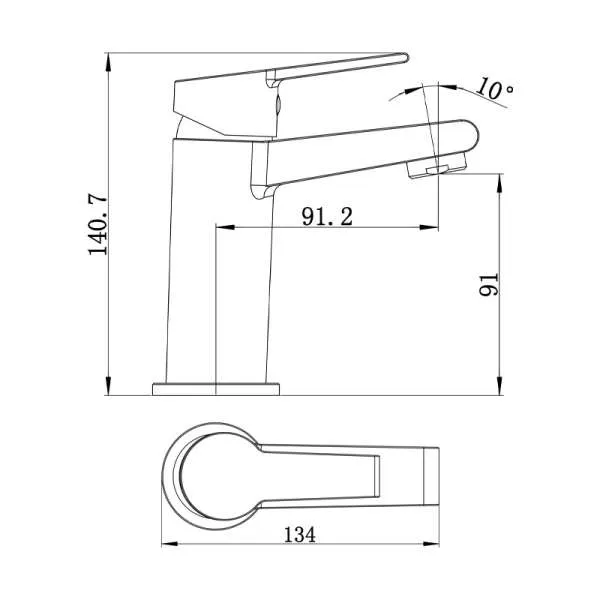 Baterija za lavabo ST2592 