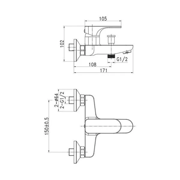 Baterija za kadu ST2611B 