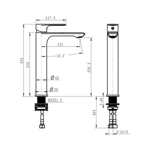 Baterija za lavabo ST9512-1 