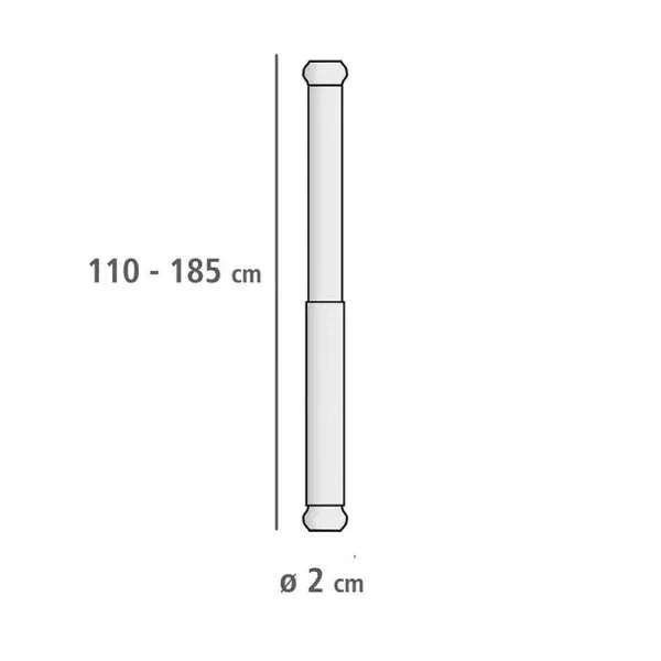 Teleskopski nosač zavese 110-185cm 