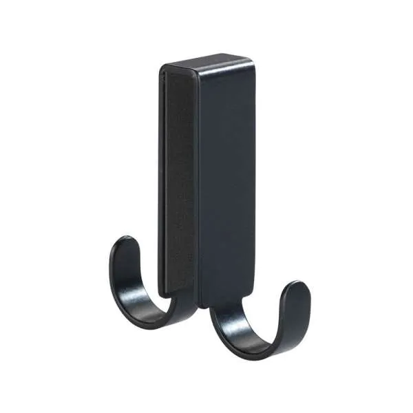 Vieste Black dupla kukica za kabinu 