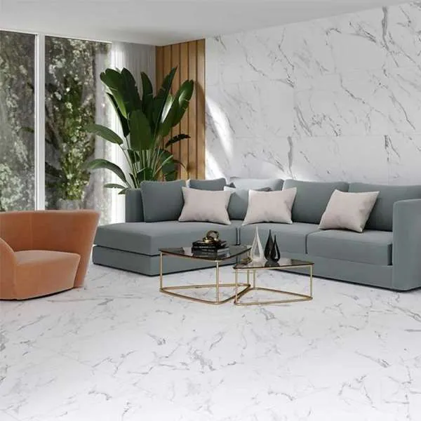 Atlantis White Satin Rect 59.8x119.8cm 