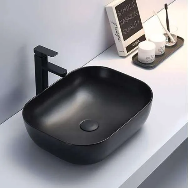 Manila Black nadgradni lavabo 