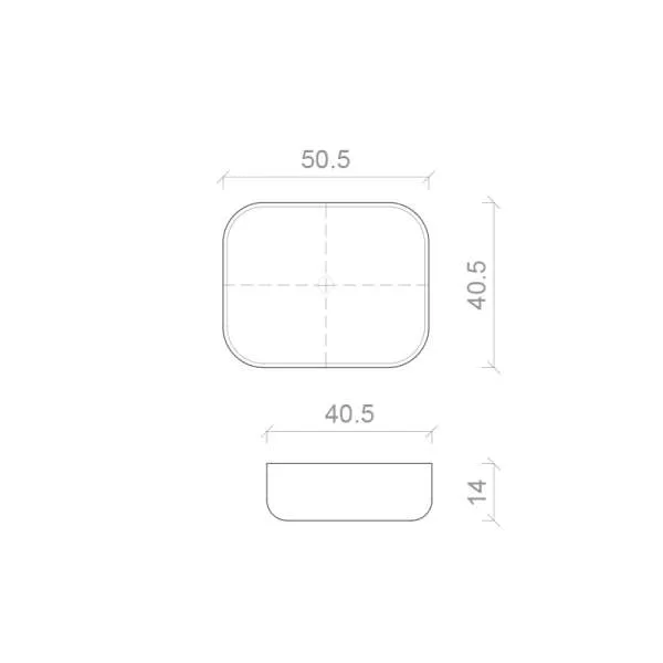 Manila nadgradni lavabo 