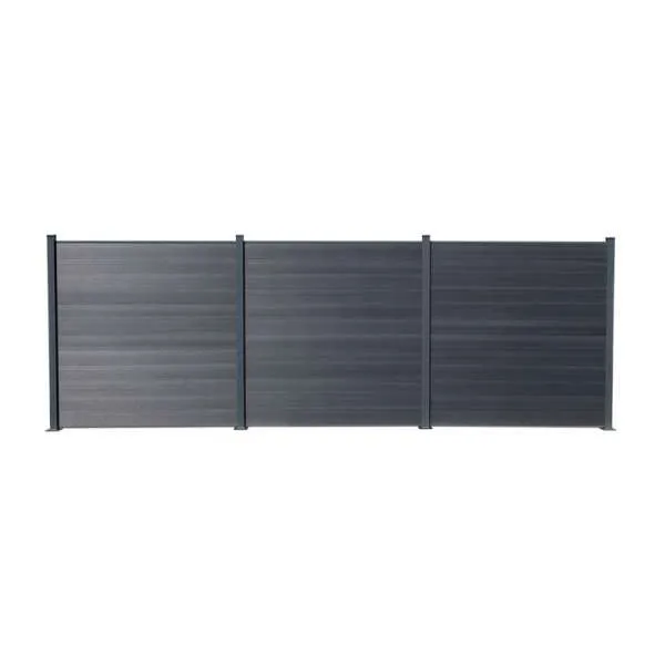 WPC daska za ogradu Dark Grey 179x15 