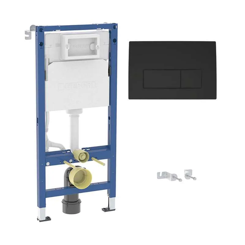 Geberit Duofix Delta 50 Basic set mat crna tipka 