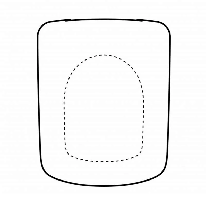 Selnova Square WC daska quickrelease 