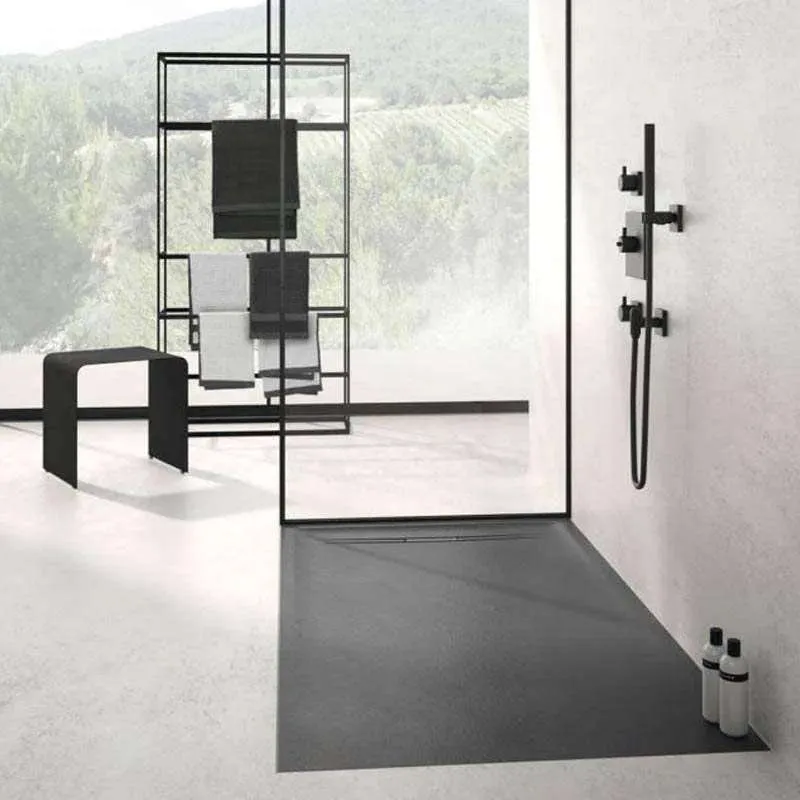 Sestra tuš kada 140x90 Grafit 