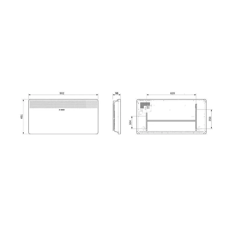 Bosch HC 4000 konvektor 2500W 