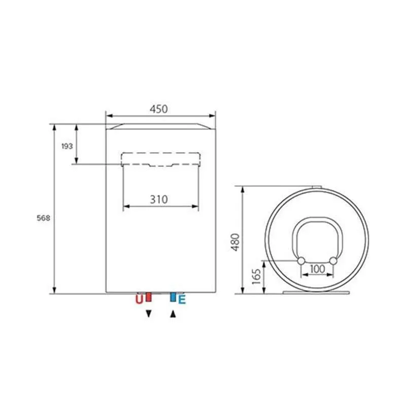 Ariston Lydos EU R 50l 