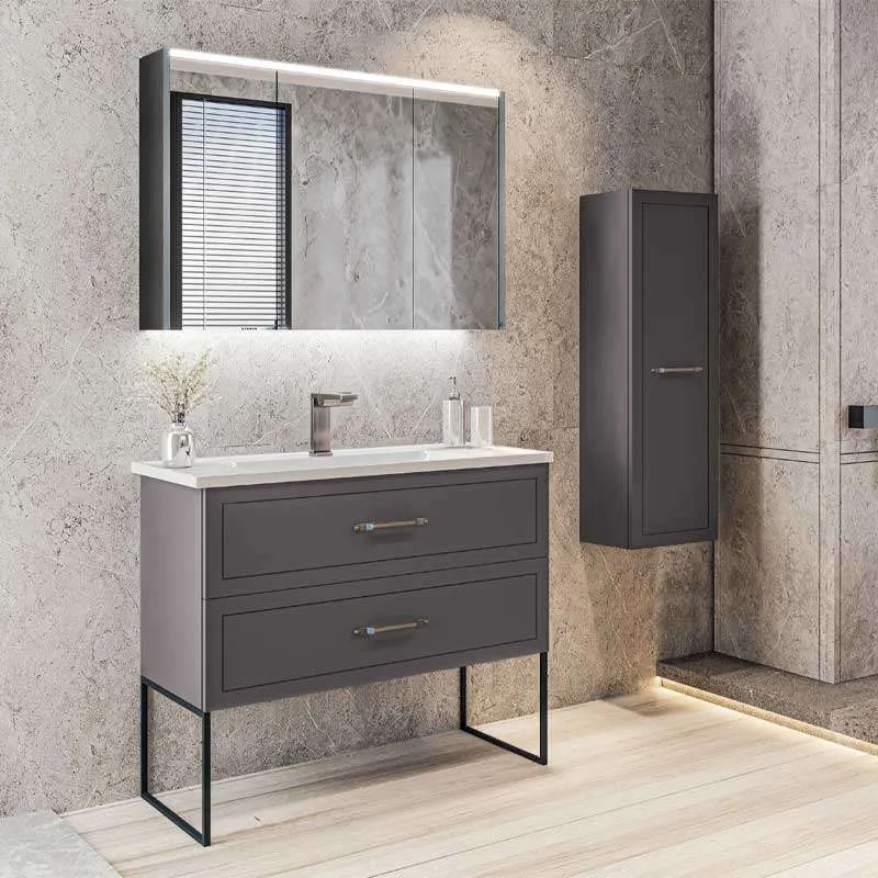 London Anthracite lavabo sa ormarićem 100cm 