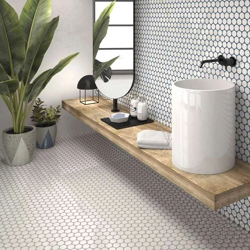 Circle Glossy Calacatta 30.9X30.9cm 