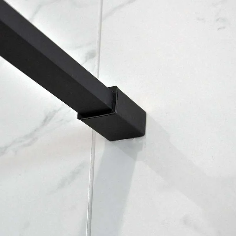 Teleskopska nosač tuš stakla 70-115 Black 