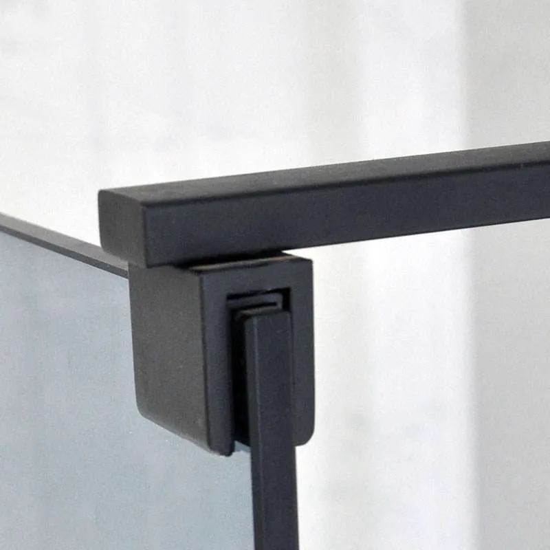Teleskopski nosač tuš stakla Black 70-115 