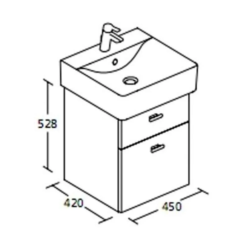 Connect Cube ormarić 50cm 