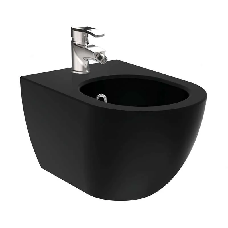 Free konzolni bide Black matt 