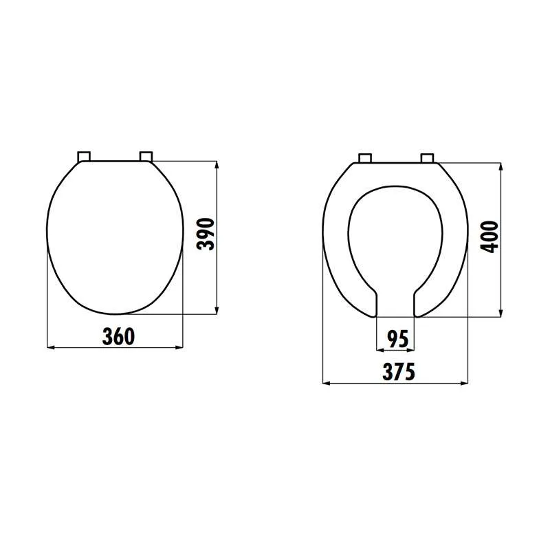 WC daska za invalidsku konzolnu šolju 