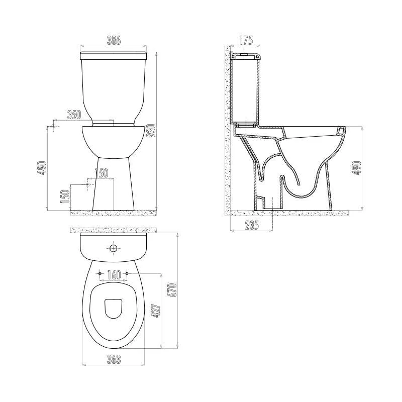 Sedef visoki monoblok simplon 