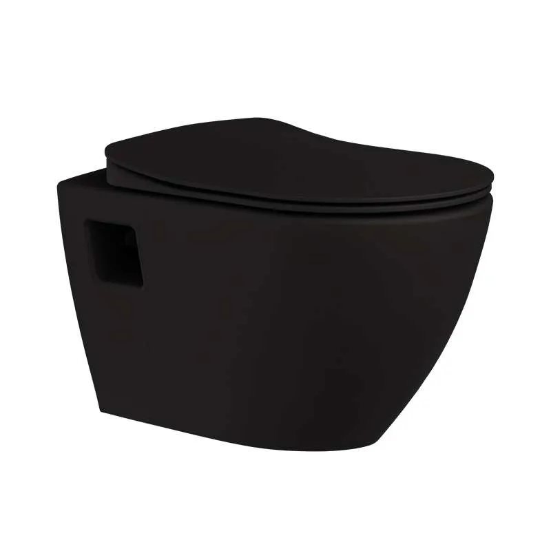 Terra konzolna WC šolja Coal Black 
