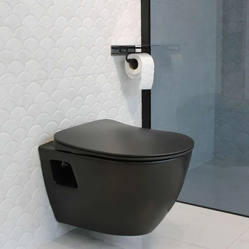 Terra konzolna WC šolja Matt black 
