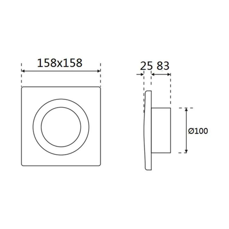 Ventilator za kupatilo sa LED rasvetom EP3902 103 