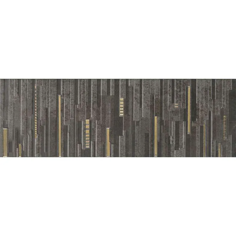 Wonder Single Anthracite Gold II 30x90cm 